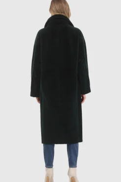 Reversible Textured Shearling Lamb Short Coat