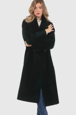 Reversible Textured Shearling Lamb Short Coat