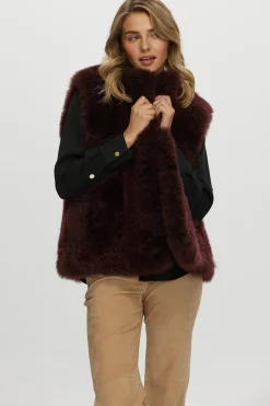 Select Cashmere Goat Collarless Vest