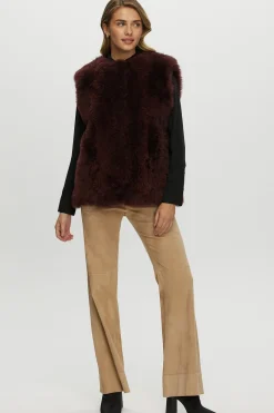 Select Cashmere Goat Collarless Vest