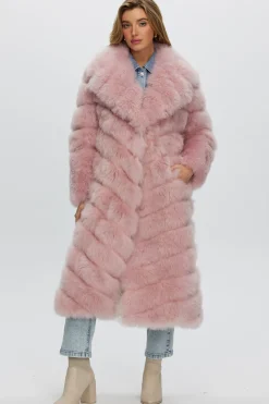 Select Cashmere Goat Diagonal Coat