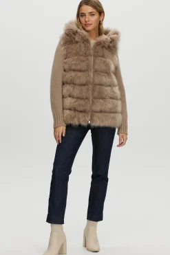 Select Cashmere Goat Parka With Loro Piana Cashmere Sleeves And Back