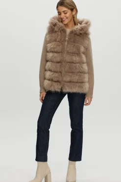 Select Cashmere Goat Parka With Loro Piana Cashmere Sleeves And Back