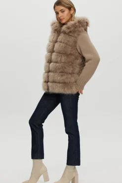 Select Cashmere Goat Parka With Loro Piana Cashmere Sleeves And Back