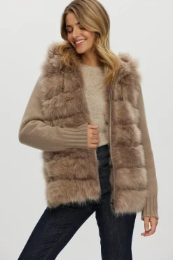 Select Cashmere Goat Parka With Loro Piana Cashmere Sleeves And Back