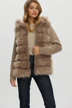 Select Cashmere Goat Parka With Loro Piana Cashmere Sleeves And Back