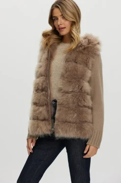 Select Cashmere Goat Parka With Loro Piana Cashmere Sleeves And Back