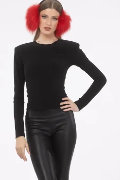 Select Lamb Earmuffs With Leather Frame