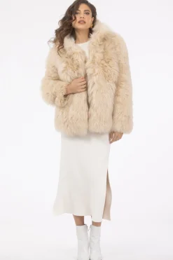 Select Lamb Hooded Jacket