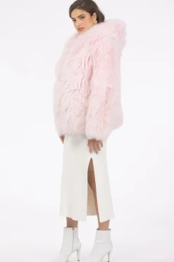 Select Lamb Hooded Jacket