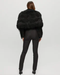 Select Lamb Stole With Grosgrain Ribbon