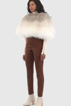 Select Mongolian Shearling Lamb Shawl