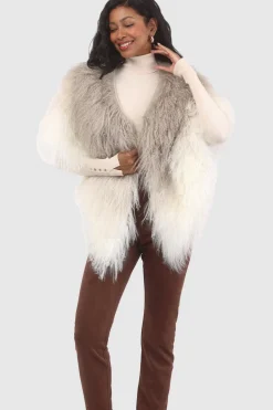 Select Mongolian Shearling Lamb Shawl