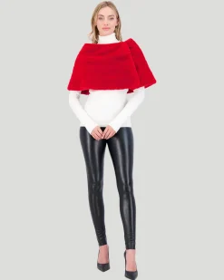 Select Shearling Lamb Capelet