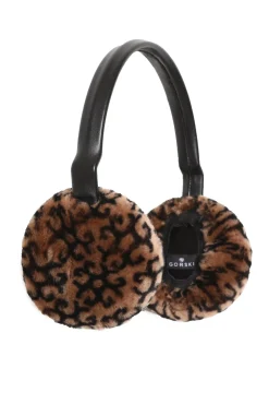 Select Shearling Lamb Earmuffs With Leather Frame