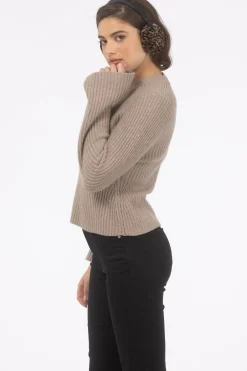 Select Shearling Lamb Earmuffs With Leather Frame