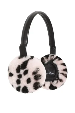 Select Shearling Lamb Earmuffs With Leather Frame