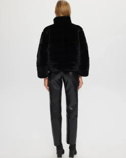 Select Shearling Lamb Horizontal Jacket