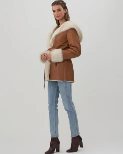 Select Shearling Lamb Jacket With Toscana Trim And Cuffs