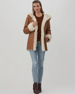 Select Shearling Lamb Jacket With Toscana Trim And Cuffs