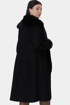 Select Shearling Lamb Short Coat With Toscana Collar And Cuff