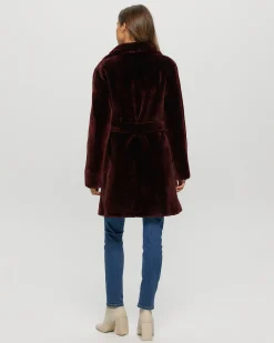 Select Shearling Lamb Stroller, Reversible To Taffeta With Belt