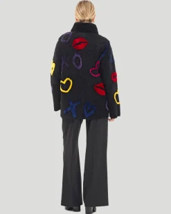 Select Shearling Lamb Zip Jacket