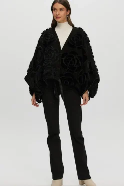 Select Shearling/Suede Lamb Floral Embroidered Jacket Reversible To Loro Piana Cashmere & Wool