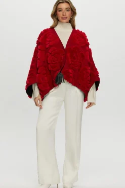 Select Shearling/Suede Lamb Floral Embroidered Jacket Reversible To Loro Piana Cashmere & Wool