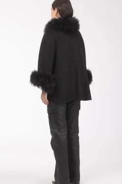 Select Wool Cape With Select Lamb Collar And Cuffs