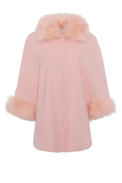 Select Wool Cape With Select Lamb Collar And Cuffs