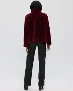 SHEARED CASHMERE GOAT JACKET