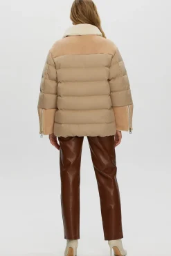 Shearling And Loro Piana Cashmere Quilted Jacket