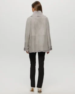 Shearling Lamb Jacket With Toscana Lamb Collar And Cuffs