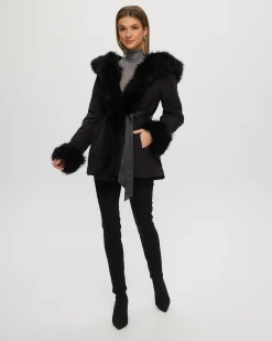 Shearling Lamb Reversible Jacket With Select Select Cashmere Goat Details