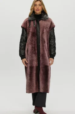 Shearling Lamb Stroller Detachable Leather Sleeves