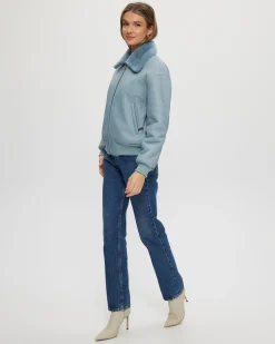 SHEARLING LAMB ZIP JACKET