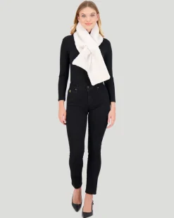 Silky Select Shearling Lamb Pull-Through Scarf