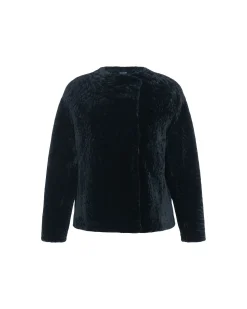 Textured Shearling Lamb Jacket